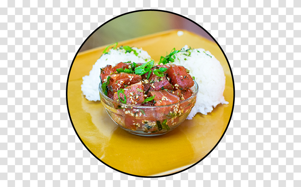Tuna Poke Bowl Grillades, Food, Seasoning, Dish, Meal Transparent Png