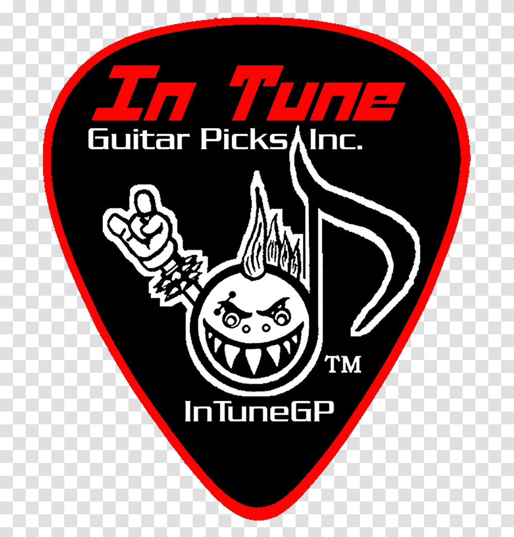 Tune Guitar Picks Logo Download Intune Guitar Picks, Trademark, Poster, Advertisement Transparent Png