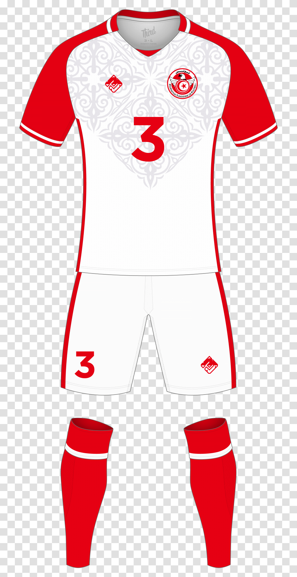 Tunisia World Cup 2018 Concept National Football Team Clothes, Apparel, Shorts, T-Shirt Transparent Png