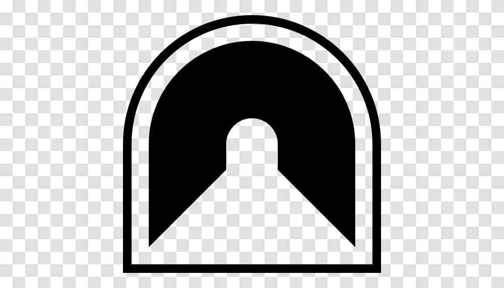 Tunnel Icon, Arch, Architecture, Building, Arched Transparent Png
