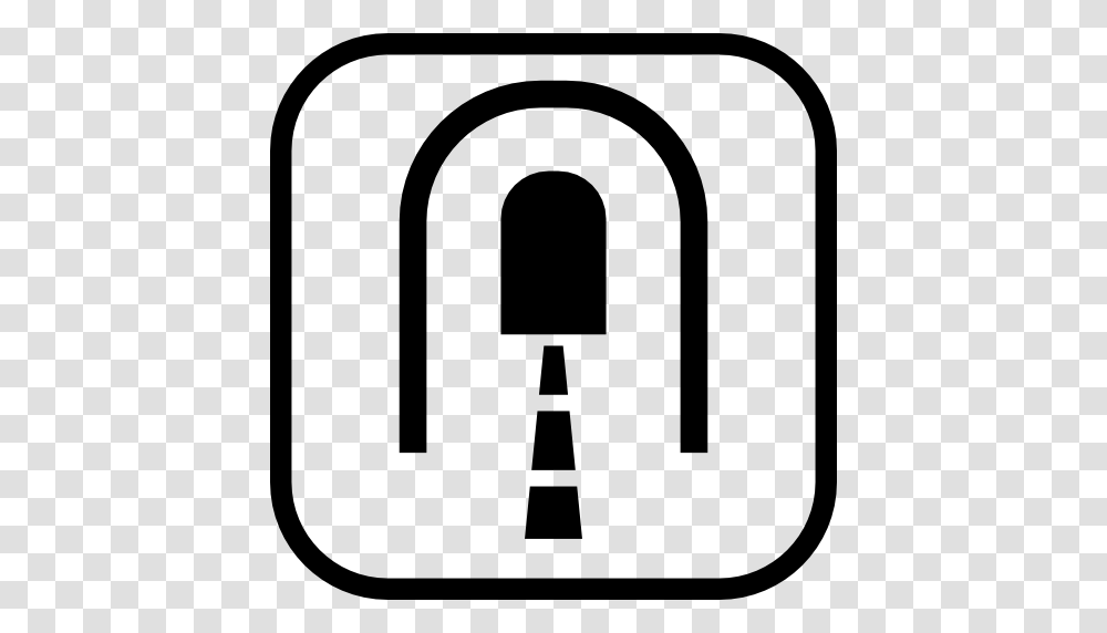 Tunnel Icon, Stencil, Security Transparent Png