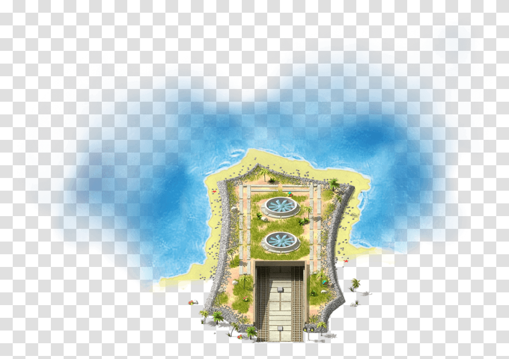 Tunnel Station Tunnel Clock Tower, Land, Outdoors, Nature, Shoreline Transparent Png