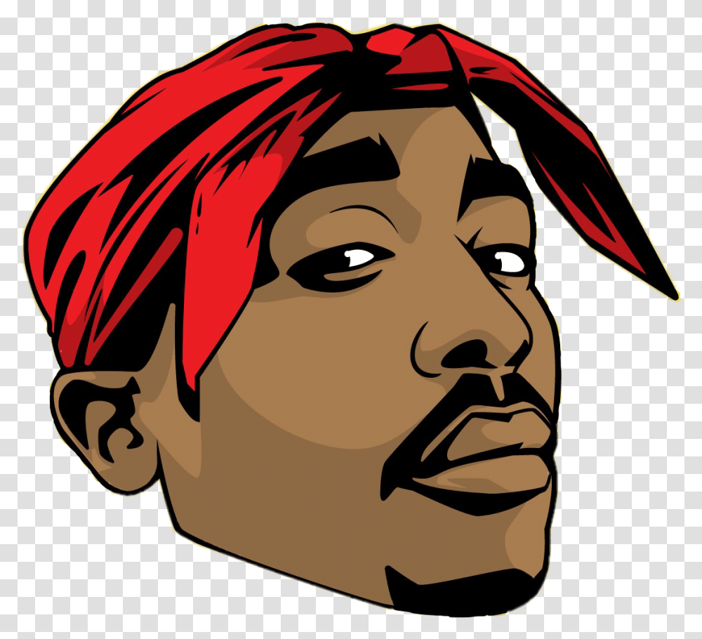 Tupac Freetoedit, Face, Head, Apparel Transparent Png