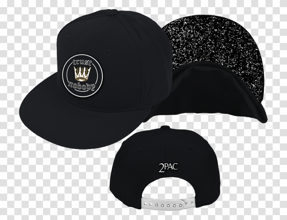 Tupac Logo Tupac Crown Patch Hat Trust Nobody Tupac Trust Nobody, Clothing, Apparel, Baseball Cap Transparent Png