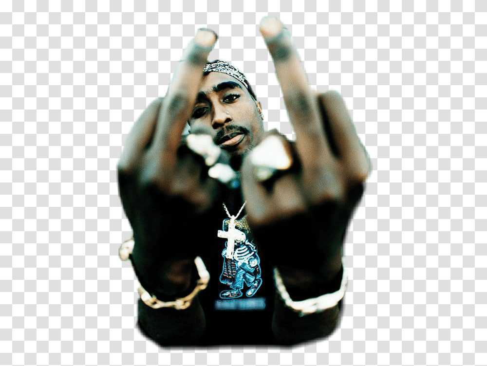 Tupac Poster Middle Finger, Dance Pose, Leisure Activities, Person, Human Transparent Png