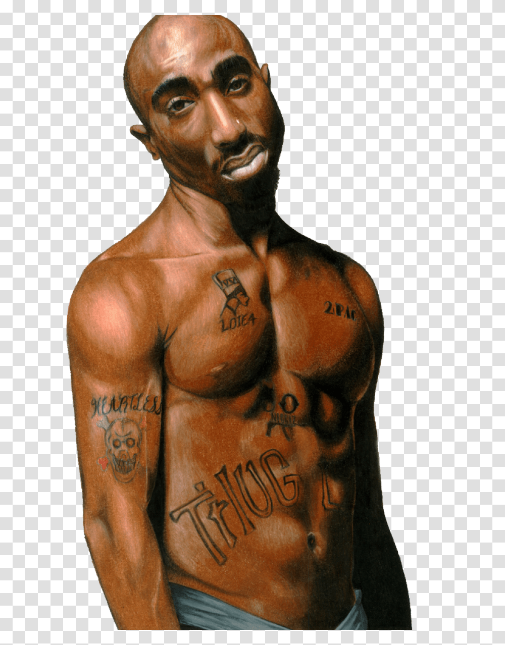 Tupac Shakur Tupac, Skin, Tattoo, Person, Human Transparent Png