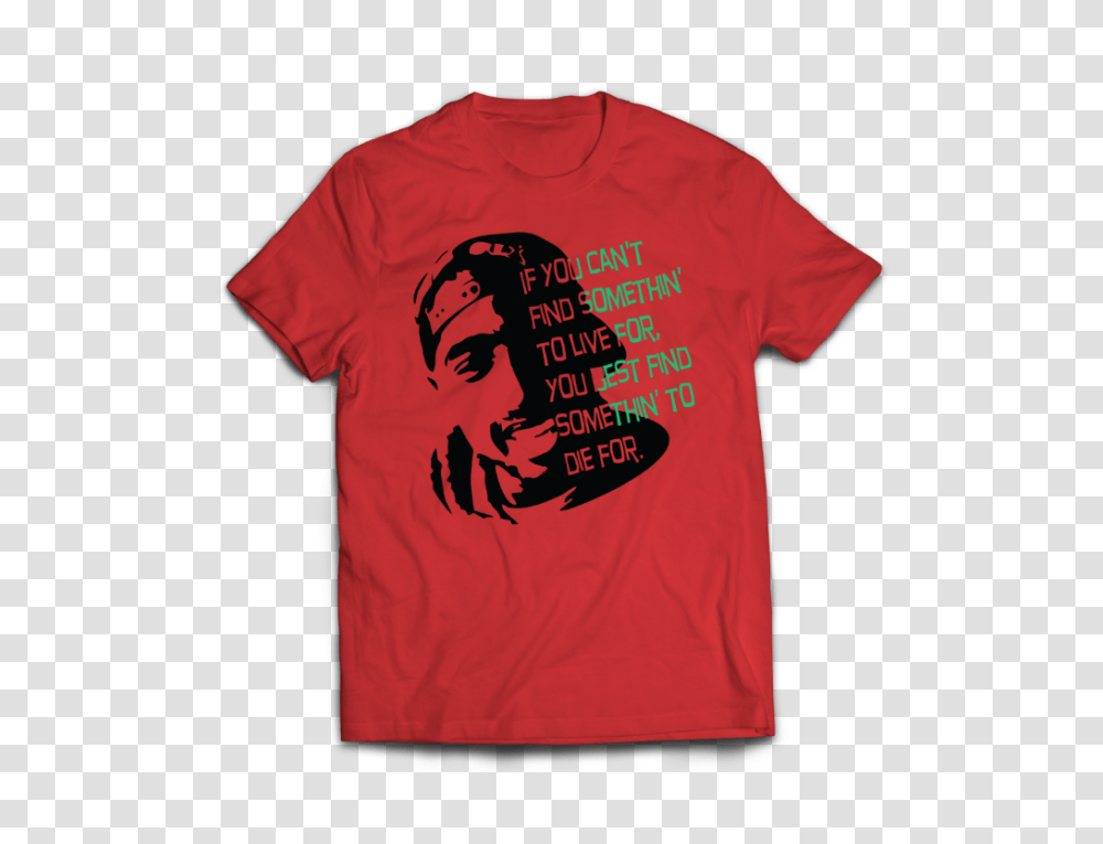 Tupac Something To Live For Tradepost Tees, Apparel, T-Shirt Transparent Png