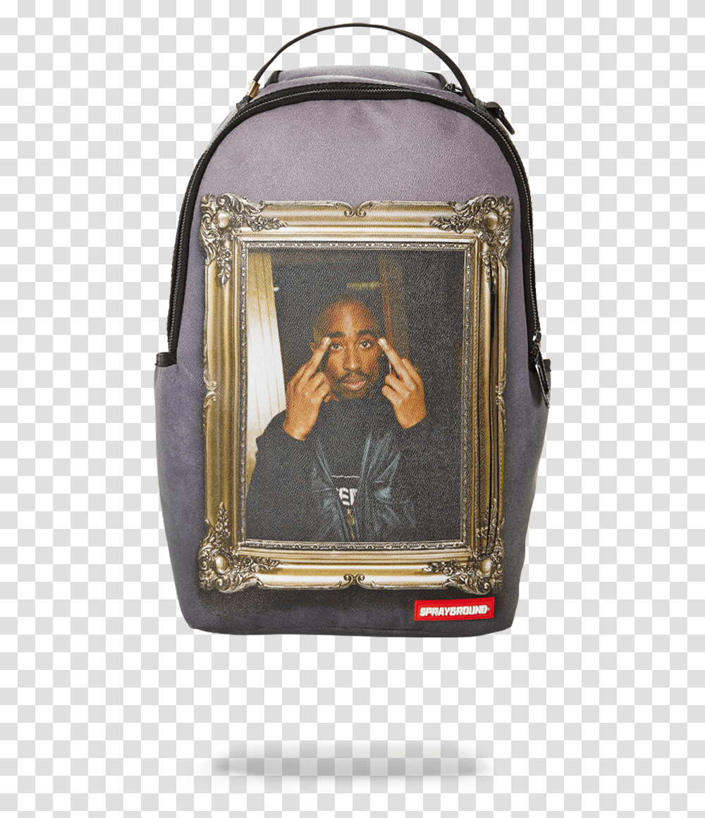 Tupac Sprayground Backpack, Person, Architecture Transparent Png