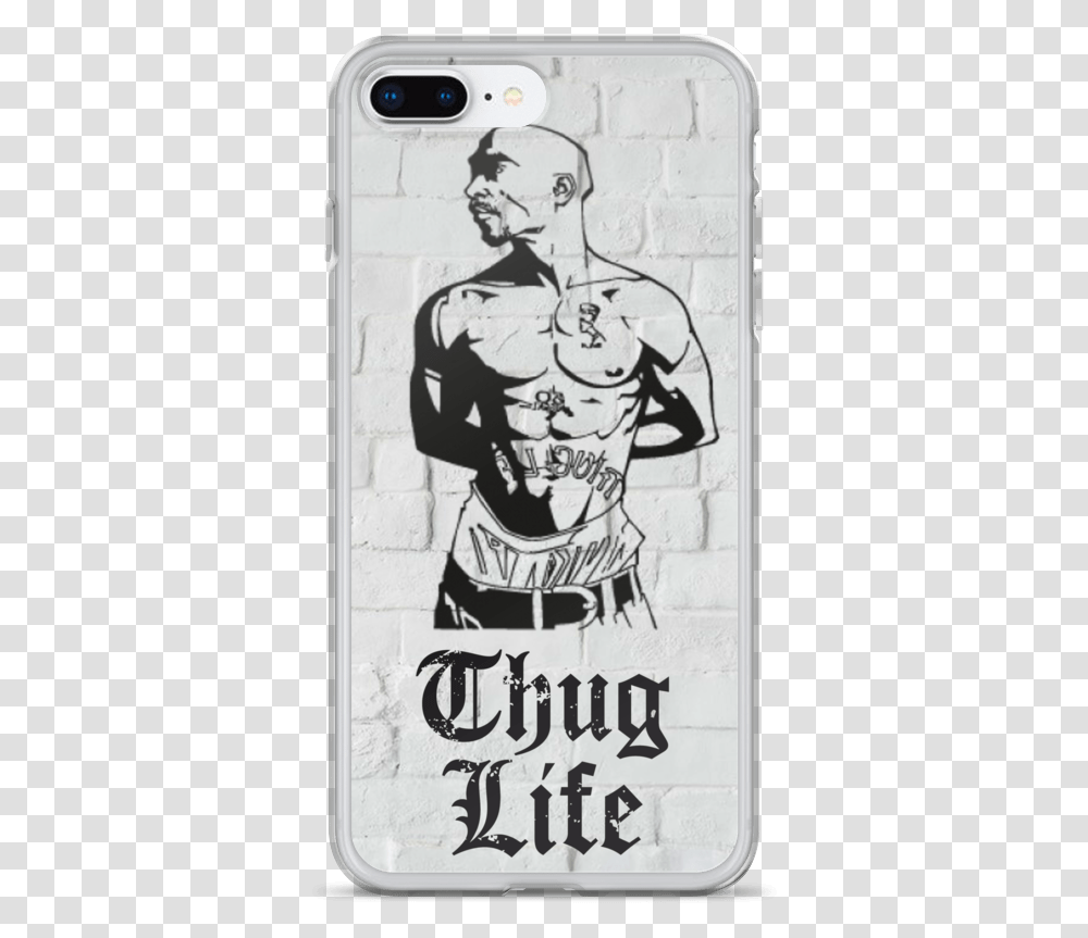 Tupac Thug Life Iphone Cases Soft Touch And Premium, Label, Poster, Advertisement Transparent Png