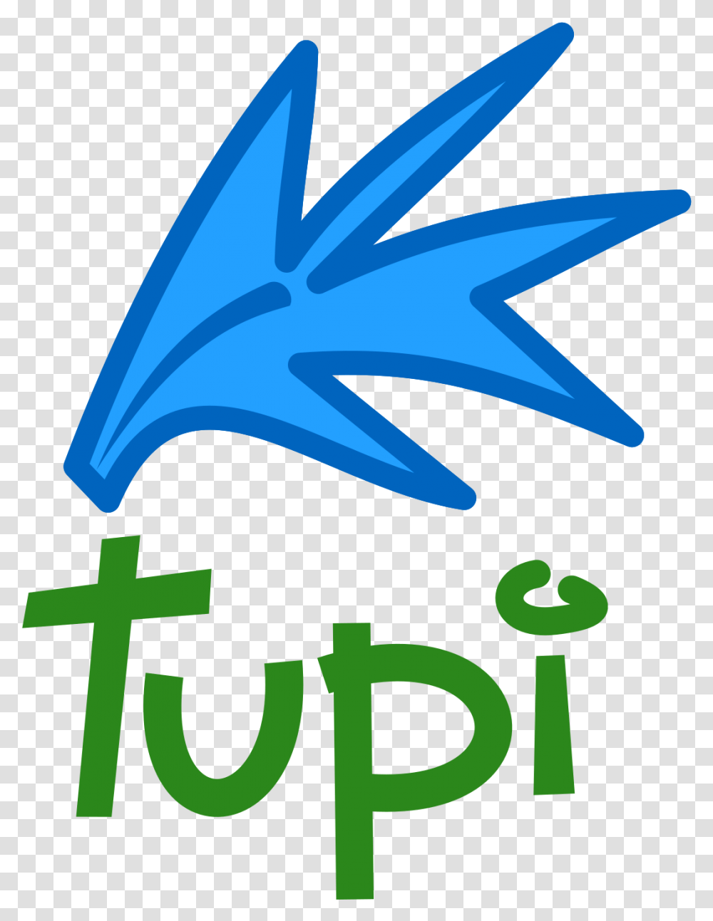 Tupitube Wikipedia Tupi Logo, Symbol, Text, Cross, Airplane Transparent Png