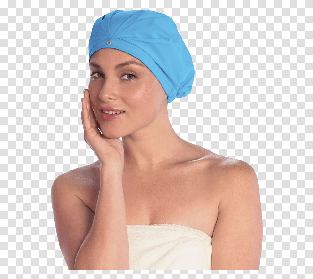 Turbella The Best Shower Caps Hair Towel Turbans And Photo Shoot, Clothing, Apparel, Person, Human Transparent Png