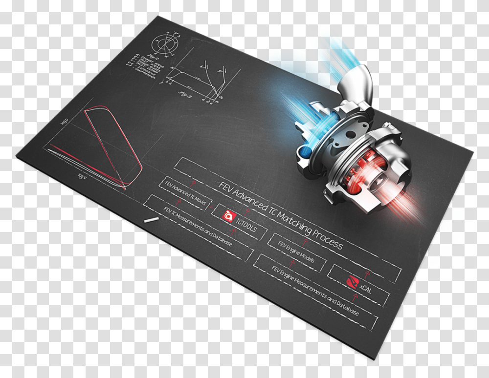 Turbo Aufladung By Fev Flyer, Machine, Paper, Light Transparent Png