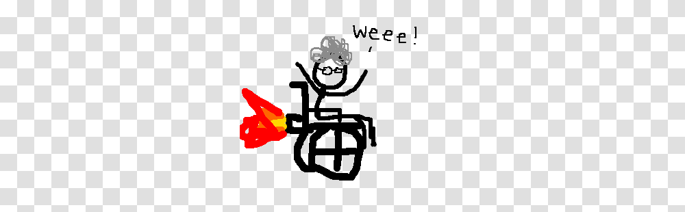 Turbo Granny In Wheelchair Is Ready To Take Off Drawing, Logo Transparent Png