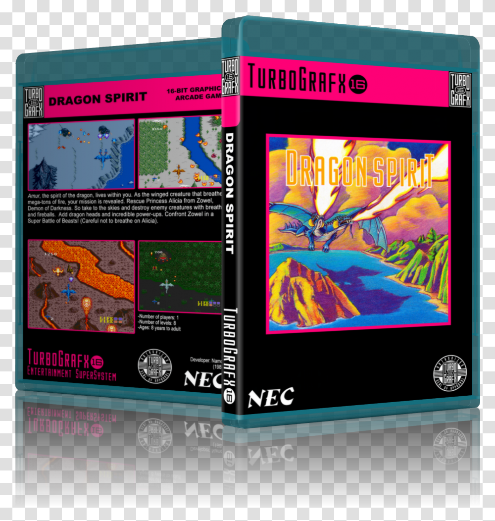 Turbografx 16 3d Box Art, Arcade Game Machine, Scoreboard, Pac Man Transparent Png