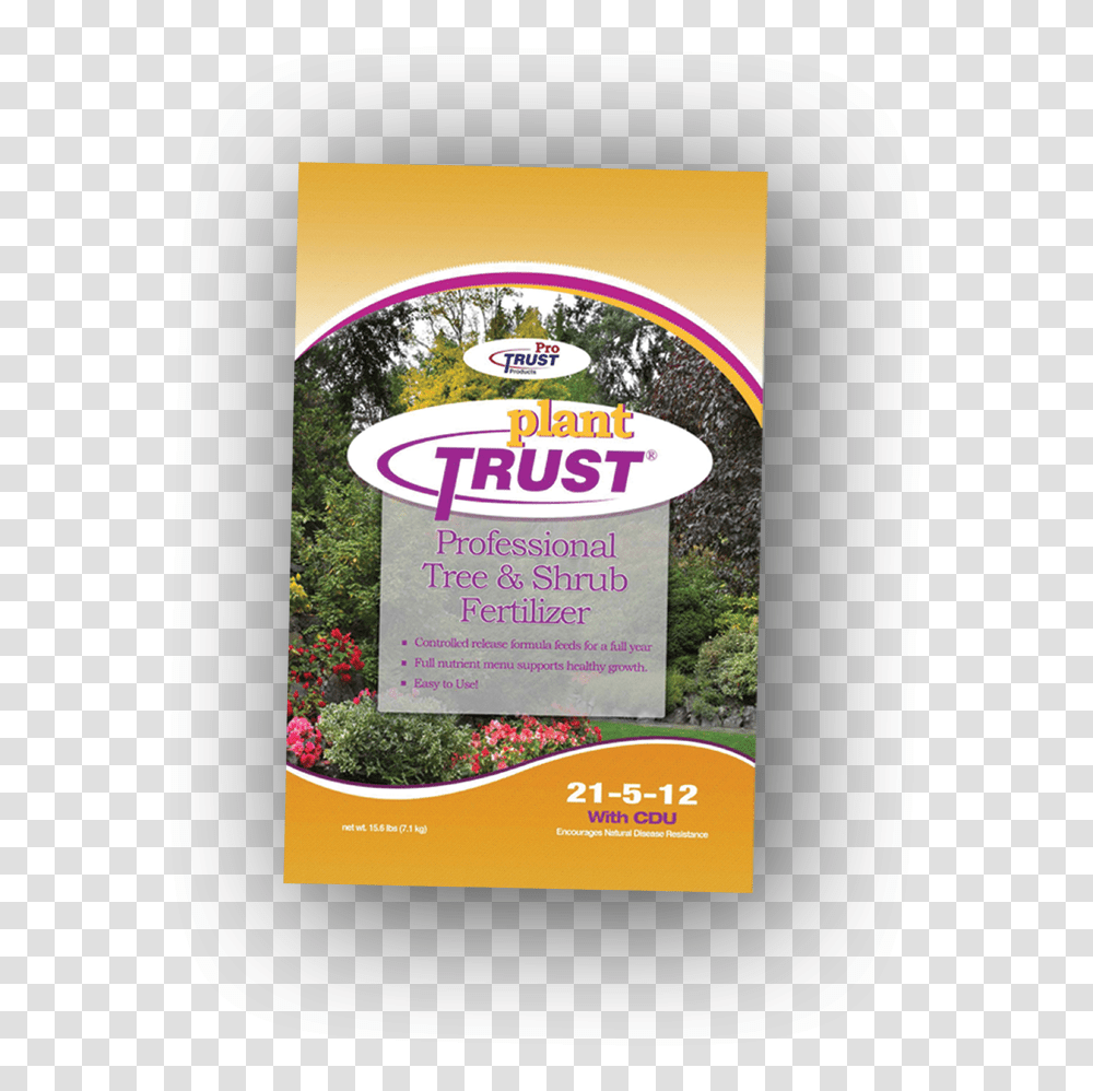 Turf Trust Tree And Shrub Fertilizer, Flyer, Poster, Paper, Advertisement Transparent Png