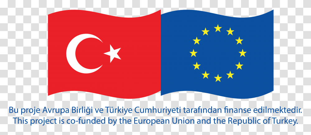 Turkey And Eu Flag, Star Symbol, Hand Transparent Png