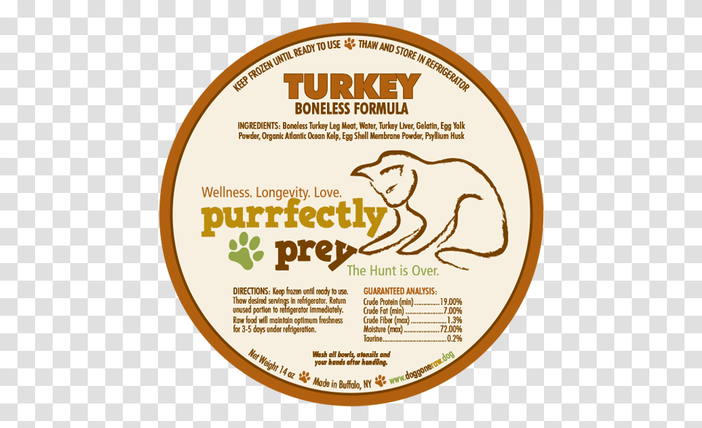 Turkey Boneless Formula For Cats Dog, Label, Text, Advertisement, Poster Transparent Png