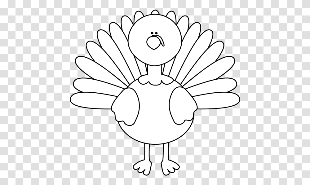 Turkey Clipart Background Black And White Thanksgiving Turkey Clipart Black And White, Lamp, Animal, Plant, Sea Life Transparent Png
