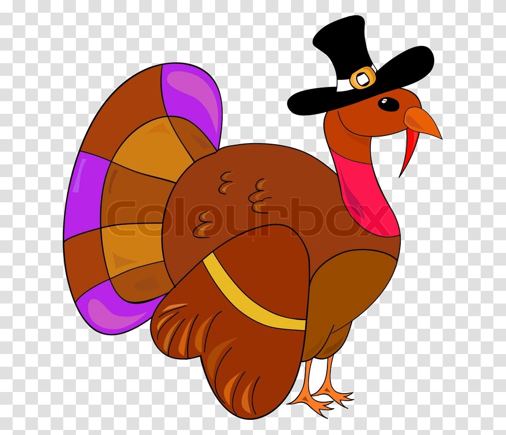 Turkey Clipart For Thanksgiving Day Stock Vector Turkey Clipart, Animal, Bird, Sweets, Food Transparent Png