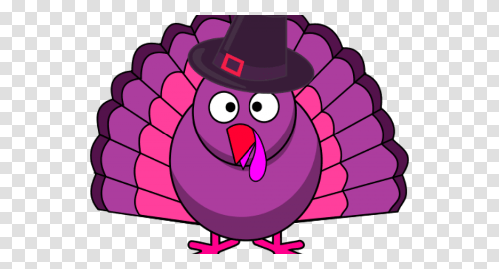 Turkey Clipart Pink Thanksgiving Turkey Clipart, Bird, Animal, Apparel Transparent Png