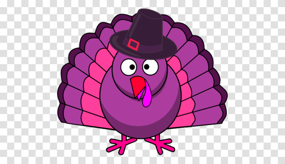 Turkey Clipart Pink Turkey, Bird, Animal, Apparel Transparent Png