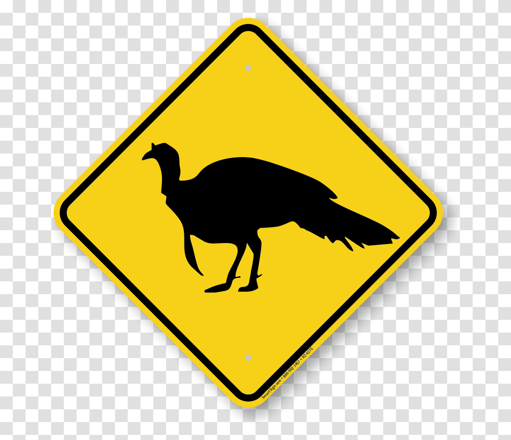 Turkey Crossing Slow Down Turkey Xing Signs, Road Sign, Dog, Pet Transparent Png