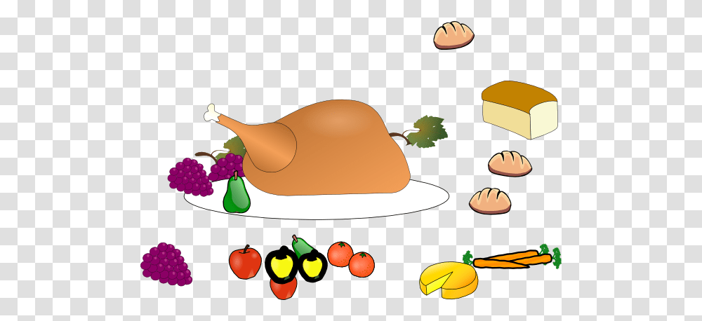 Turkey Dinner Clipart For Web, Plant, Produce, Food, Fruit Transparent Png