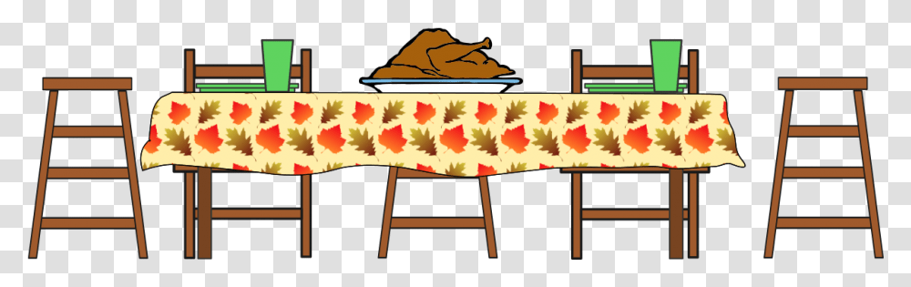 Turkey Dinner Clipart Picture Free Free Clip Art Thanksgiving Table, Furniture, Tabletop, Coffee Table, Chair Transparent Png