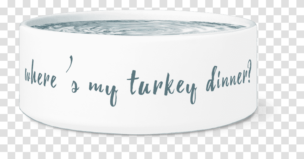 Turkey Dinner Label, Handwriting, Bathtub, Jar Transparent Png
