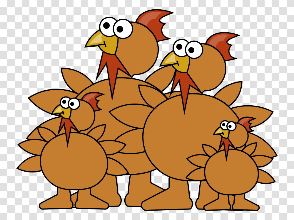 Turkey Family Clip Art, Bird, Animal, Angry Birds, Painting Transparent Png