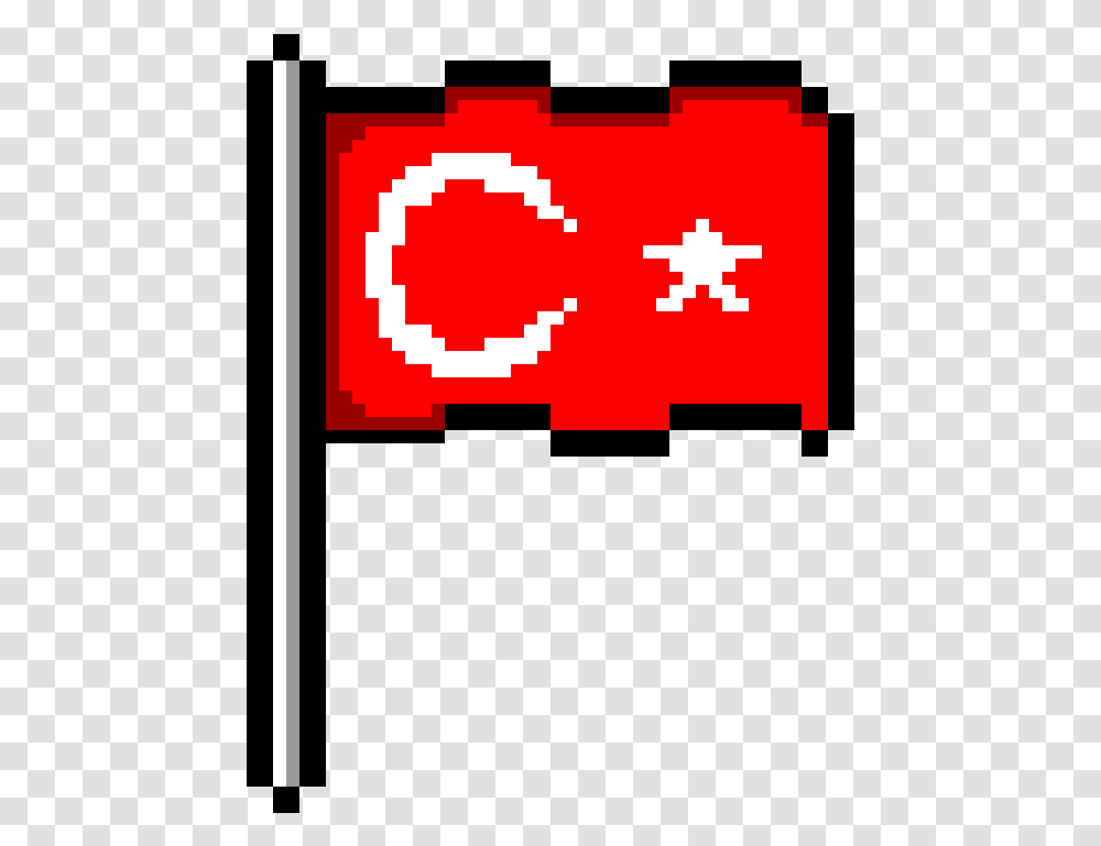 Turkey Flag Pixel Art, First Aid, Pac Man Transparent Png