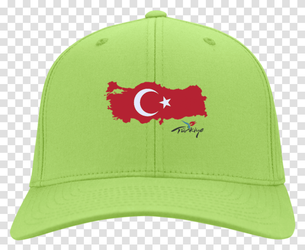 Turkey Flag Port & Co Twill Cap Baseball Cap, Clothing, Apparel, Hat, Swimwear Transparent Png