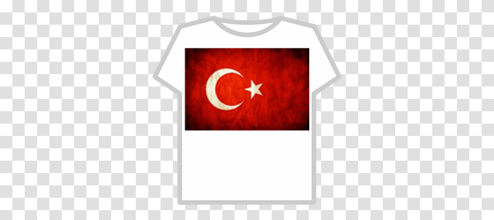Turkey Flag Roblox Roblox Pewdiepie T Shirt, Clothing, Apparel, Sleeve, Text Transparent Png