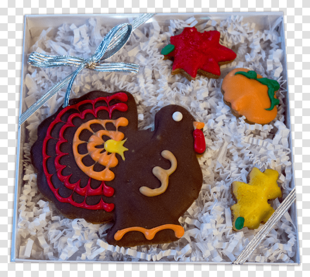 Turkey Gift Box Gingerbread, Cookie, Food, Biscuit, Sweets Transparent Png