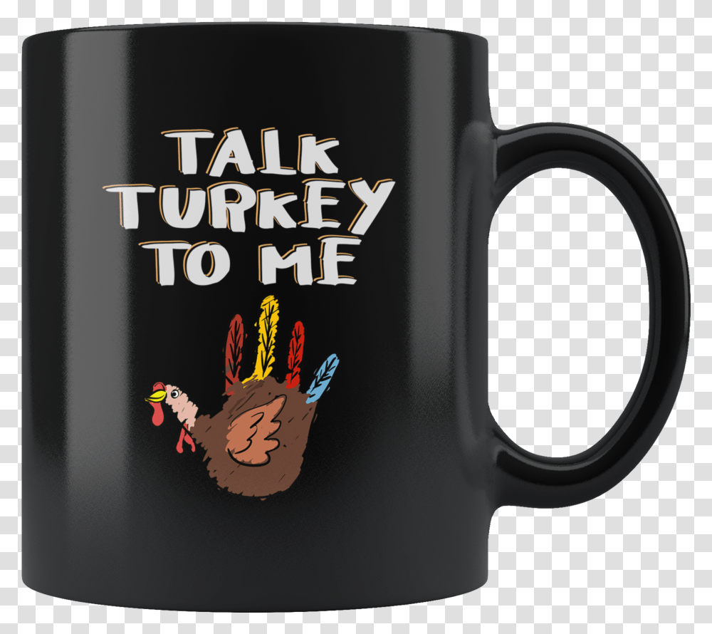 Turkey Hand Talk Tutkey To Me Funny Thanksgiving Beer Stein, Coffee Cup Transparent Png