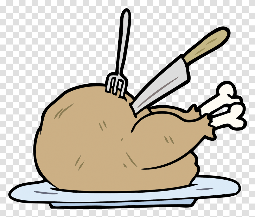 Turkey Is One Of The Top 7 Foods For A Healthy Brain Carving Turkey Cartoon, Plant, Meal, Label Transparent Png