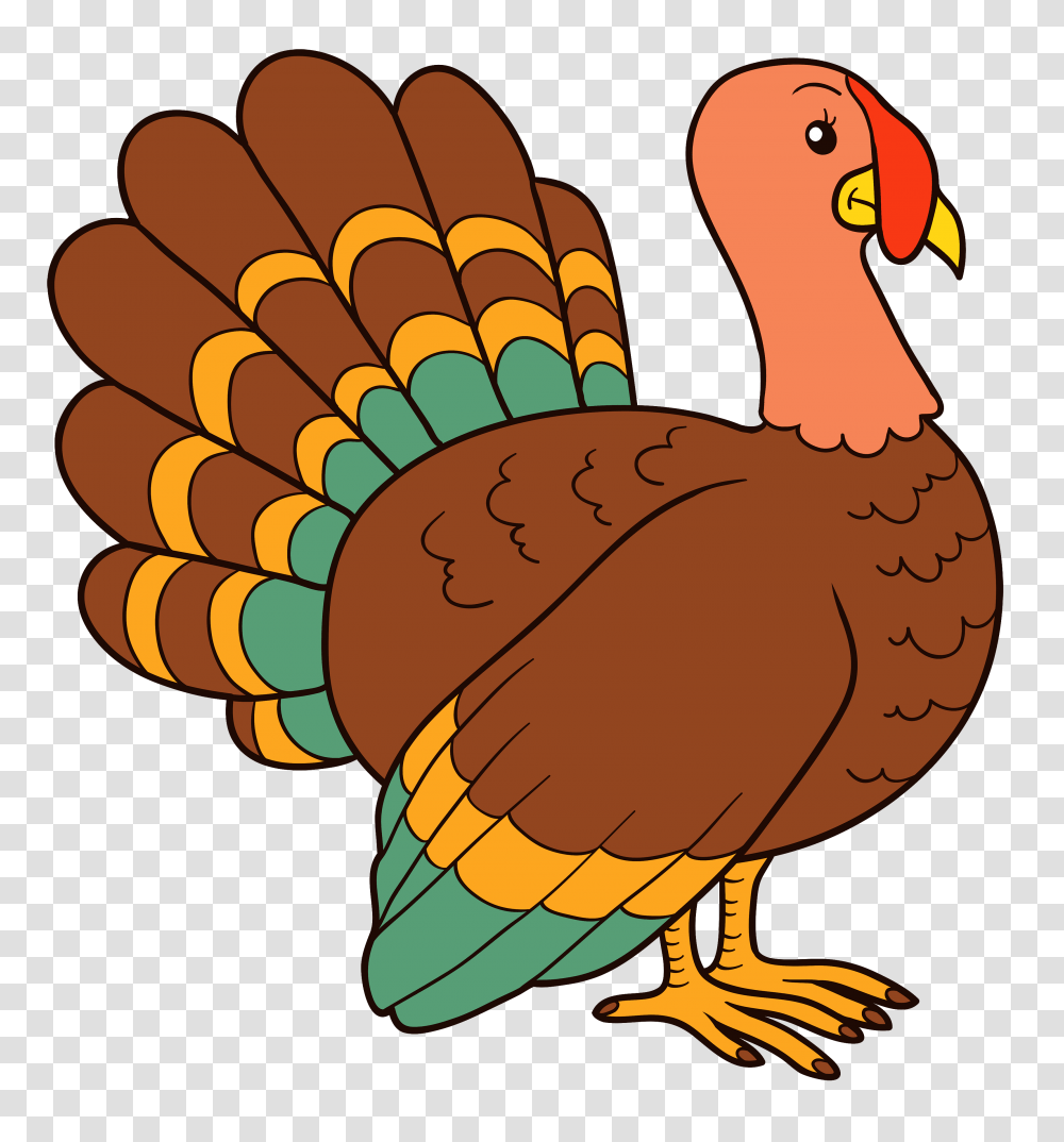 Turkey Playing Football Clipart Clipart Of A Turkey Turkey Clipart, Bird, Animal, Fowl, Turkey Bird Transparent Png