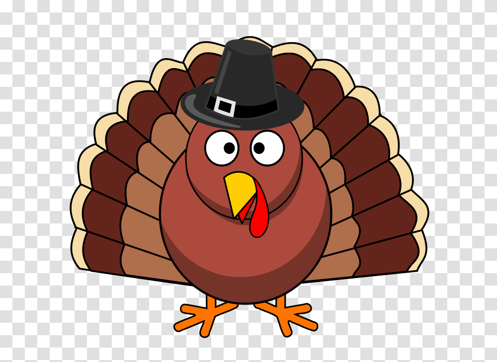 Turkey With Black Hat, Animals, Bird, Fowl, Poultry Transparent Png