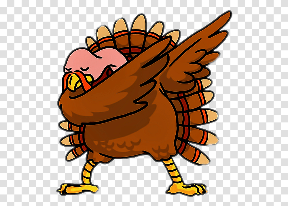 Turkeydabdancechecking Sticker By Mariomix Turkey On Beach Cartoon, Poultry, Fowl, Bird, Animal Transparent Png