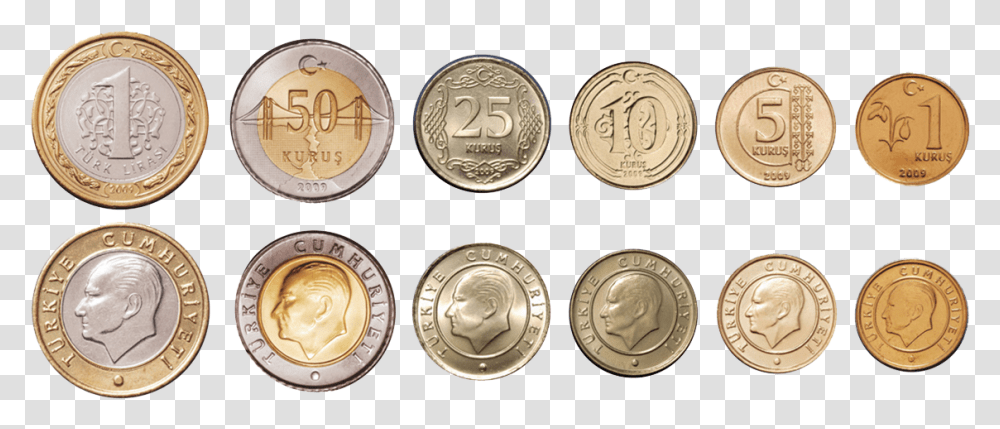 Turkish Lira Coin Turkey Currency, Money, Clock Tower, Architecture, Building Transparent Png