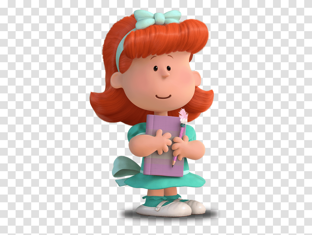 Turma Do Charlie Brown 8 Image Peanuts Movie The Red Haired Girl, Doll, Toy, Figurine, Barbie Transparent Png