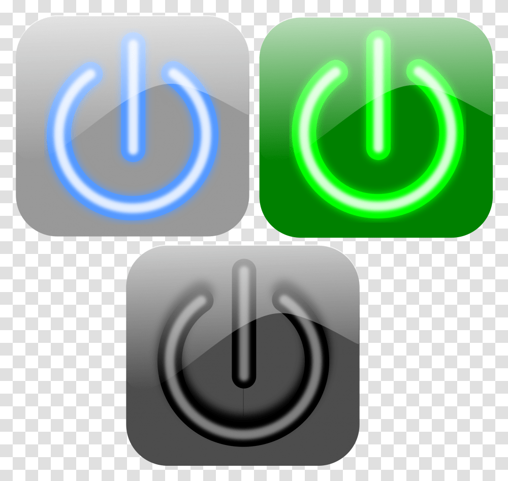Turn Off Button Icons, Green, Machine, Electronics Transparent Png