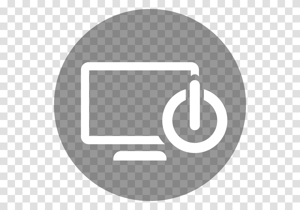 Turn Off The Monitor Circle, Electronics, Pc, Computer Transparent Png