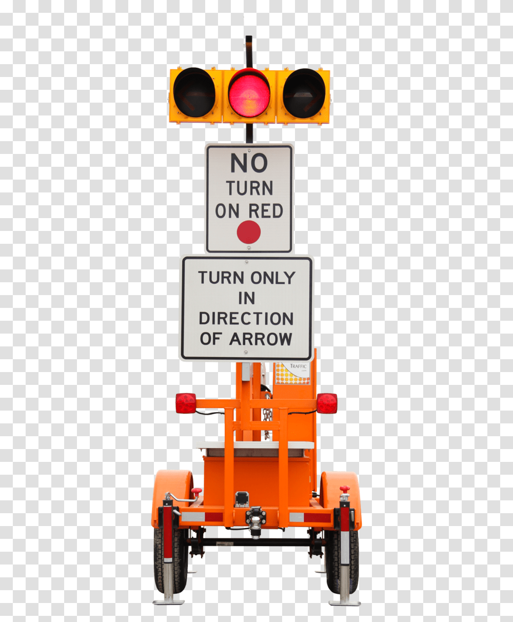 Turn On Red Sign, Road Sign Transparent Png
