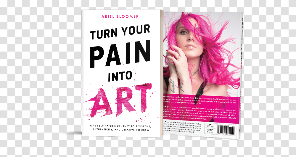 Turn Your Pain Into Art Ariel Bloomer, Poster, Advertisement, Flyer, Paper Transparent Png