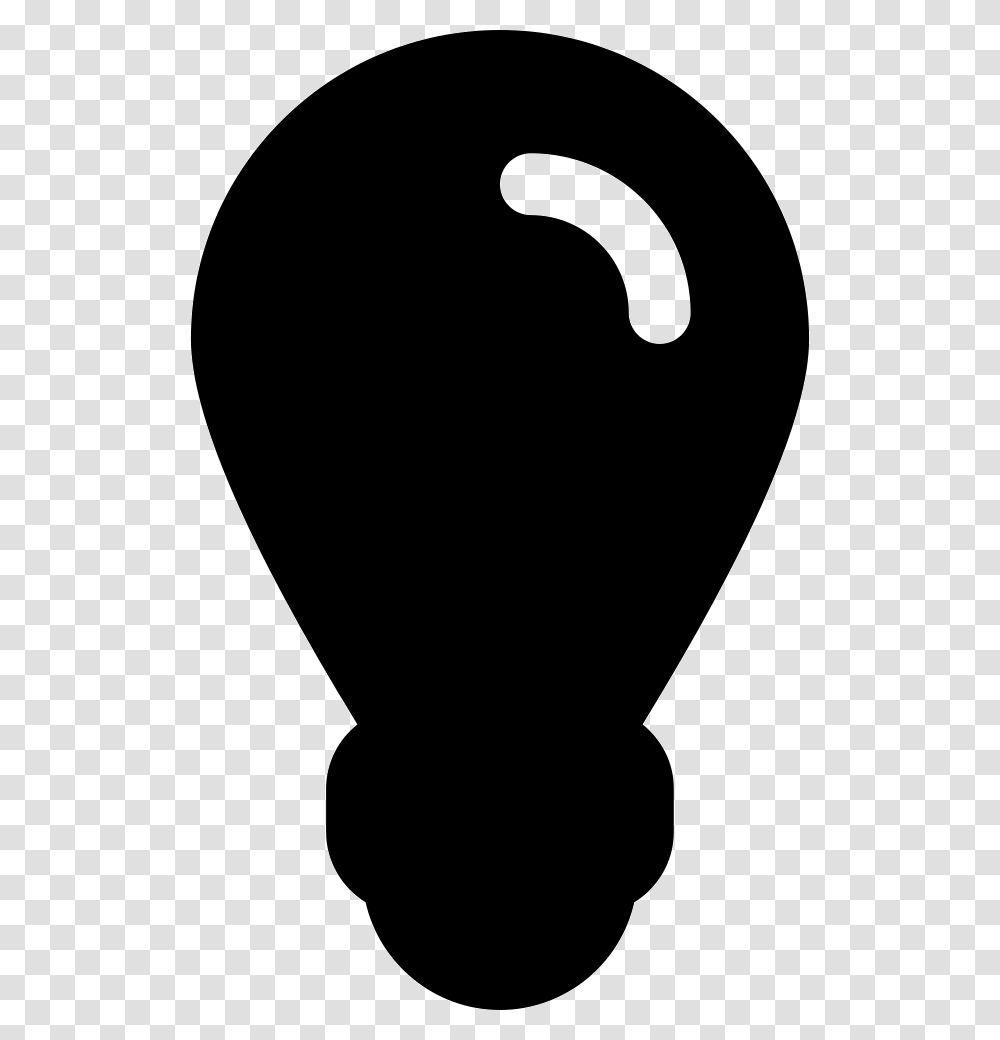 Turned Off Lightbulb With Shine Mickey Mouse Head Template, Silhouette, Stencil, Jar, Pottery Transparent Png