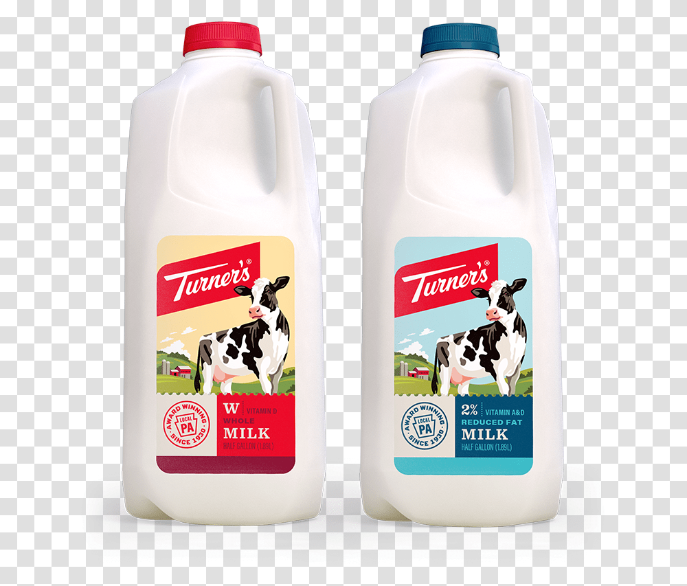 Turners Half Gallon, Milk, Beverage, Drink, Dairy Transparent Png
