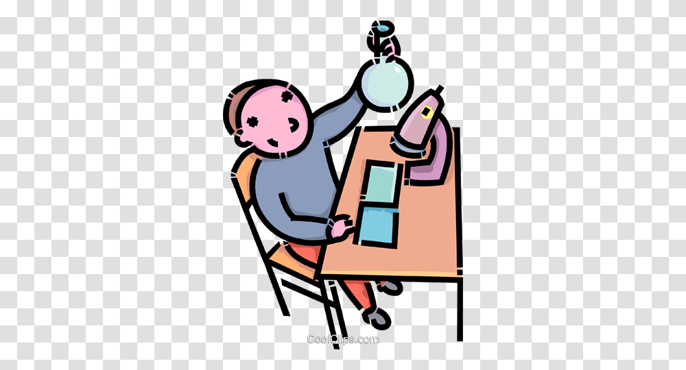Turning On His Light To Do His Homework Royalty Free Vector Clip, Poster, Plumbing Transparent Png