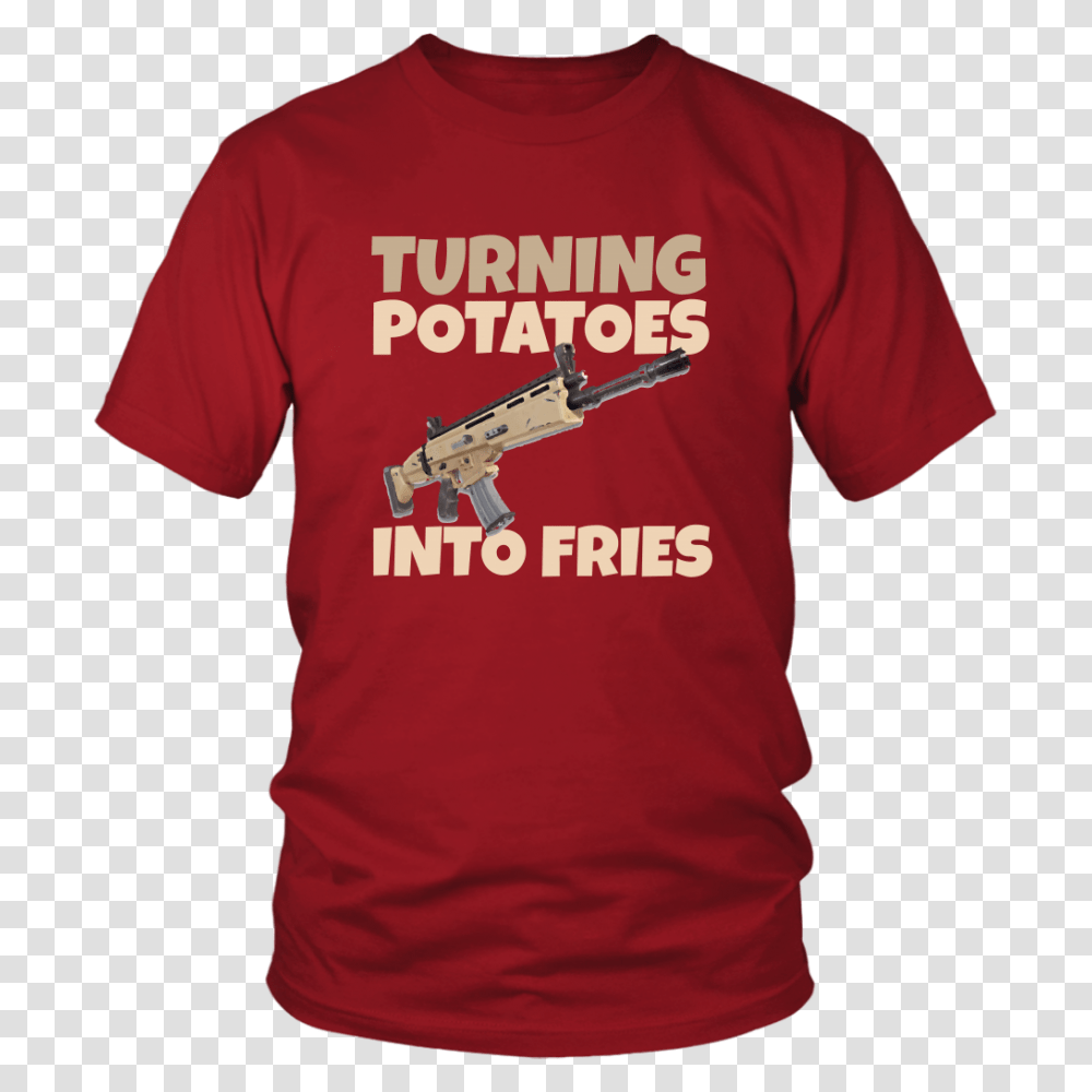 Turning Potatoes Into Fries Fortnite Battle Royale Gamer Tshirts, Apparel, T-Shirt, Sleeve Transparent Png