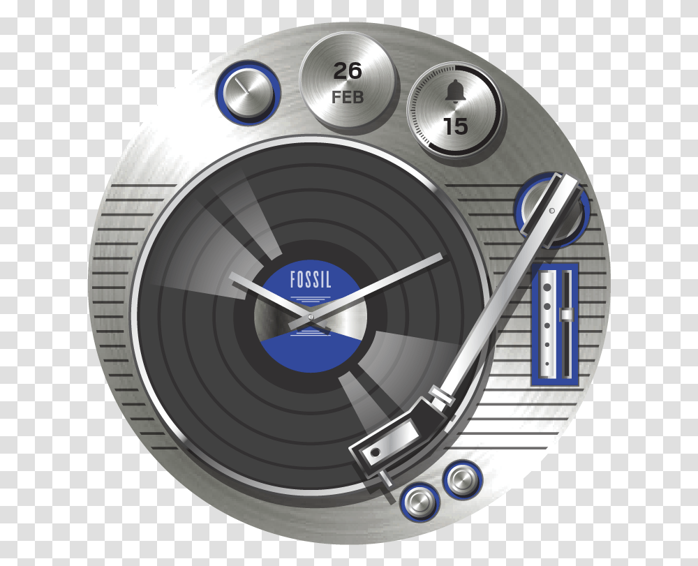 Turntable Digital Watch Face Ryan Circle, Analog Clock, Disk, Clock Tower, Architecture Transparent Png